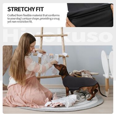 Теплий флісовий пуловер для собак Hjyokuso Dackel L - для великих собак, сірий, універсальний