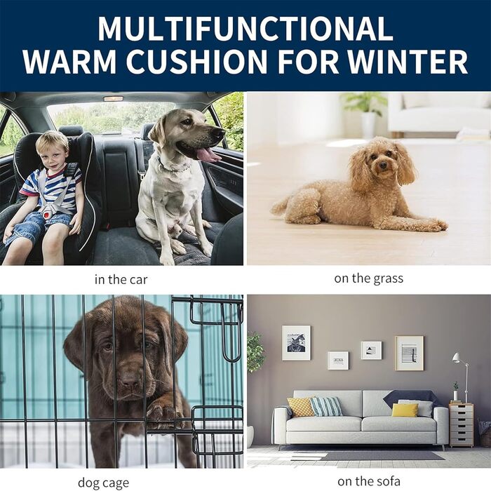 М'яке ліжко для собак та котів FANSU, XXL (110x75 см), фруктів зелений колір. Зручне, миється, для маленьких, середніх та великих собак