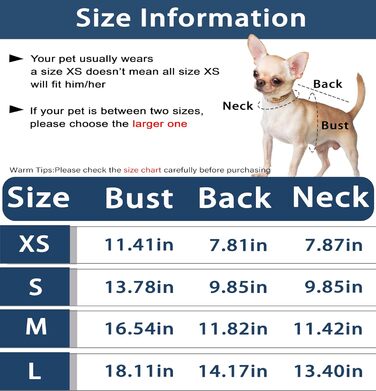 Зимовий одяг для собак - теплий пуловер для цуценят, дівчаток та хлопчиків, в'язаний одяг для домашніх тварин, безрукавний пуловер для котів, одяг для собак (Small, Blue)