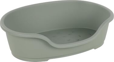 Кругле ліжко для собак Flamingo Tuck, зелене, розмір L (81x54x24 см), практичне, стильне та легко миється