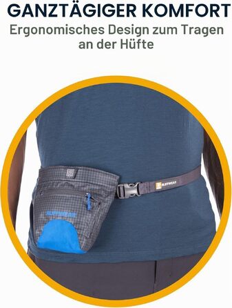 Сумка для ласощів Ruffwear Treat Trader з регульованим поясом, колір Brown Bear (Коричневий ведмідь)