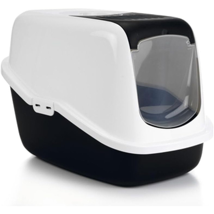 Лоток для котів NESTOR чорного кольору, 56 x 39 x 38,5 см