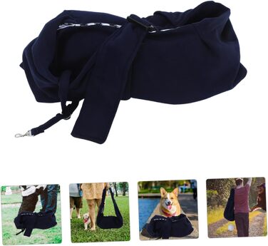 Сумка-переноска для собак та котів BESPORTBLE - велика, з регульованим плечовим ременем, для подорожей та активного відпочинку, з міцної бавовни