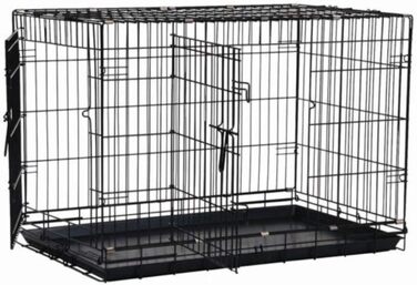 Клітка для собак Precision Pet, металева, 91,4 см, двоє дверей, для тварин 22,7-31,8 кг