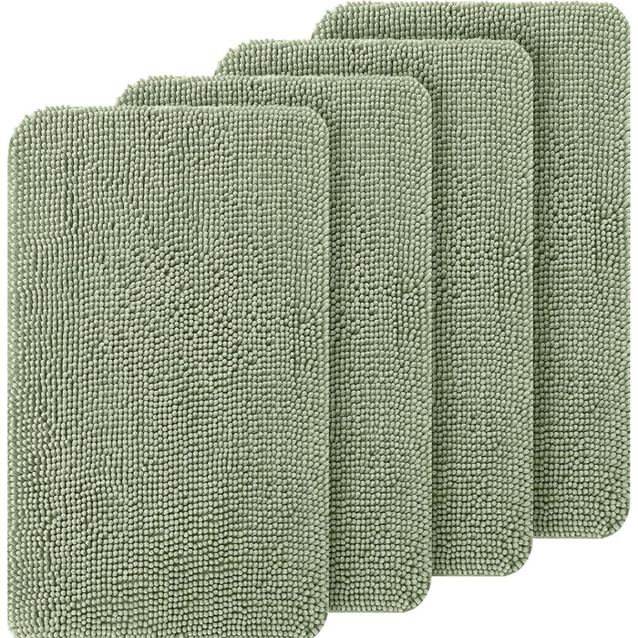 Набір килимків для собак OLANLY, 4 шт., 76.2 x 50.8 см, швидковисихаючі, антиковзаючі, для входу в дім