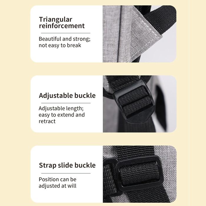 Рюкзак для котів | Переноска для собак, рюкзак для домашніх тварин, розширюваний, дихаючий, складаний, для подорожей, піших прогулянок, транспортування, сірий з зеленими вставками