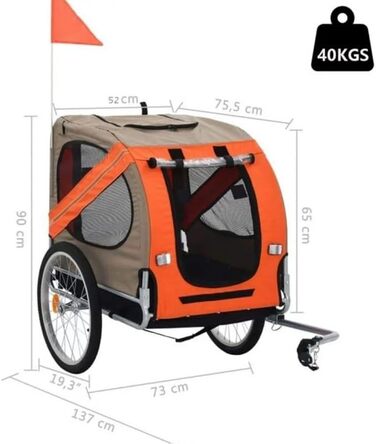 Фаркоп для собак, велосипедний фаркоп, складний фаркоп для собак, відбиваючий фаркоп для велосипеда