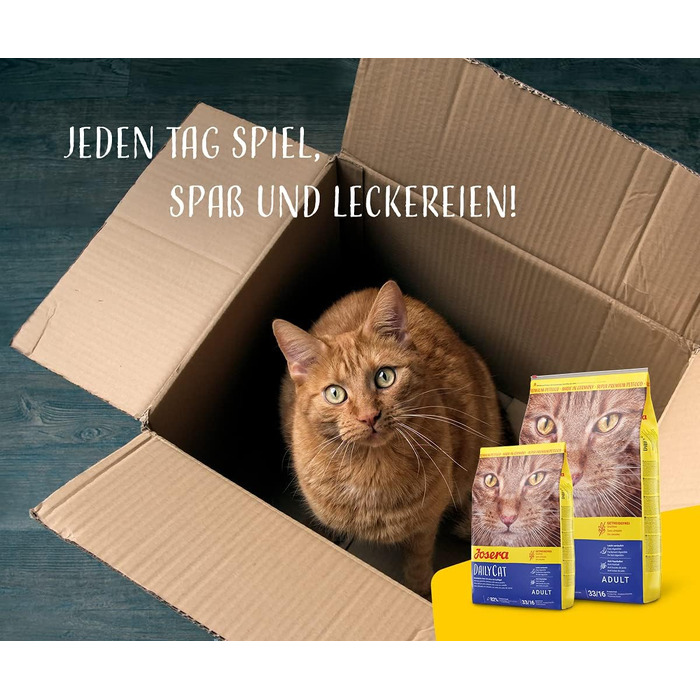Сухий корм для котів Josera DailyCat з птицею та солодкою картоплею, 10 кг