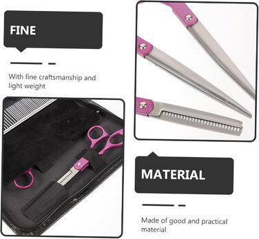 Набір професійних ножиць для грумінгу собак Milisten з нержавіючої сталі. Ергономічний дизайн, для безпечного стриження та догляду за шерстю.