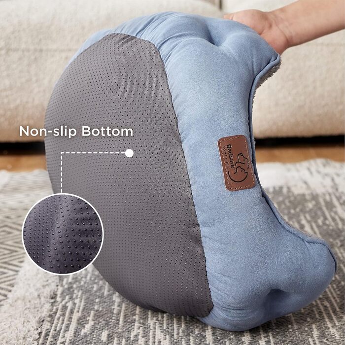 Лягу для котів BEDSURE, 51x48x15 см, з двостороннім внутрішнім подушечкою, місце для сну котів та маленьких собак