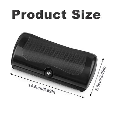 Щітка для собак та котів Protenmond Fellwunder - для підшерстка (чорна)