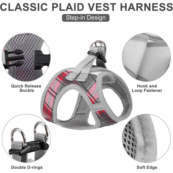 Нашийник та поводок для собак ExPawlorer – класичний вишуканий комплект для середніх собак, сірий колір, не тягне, регульований, надійний для прогулянок