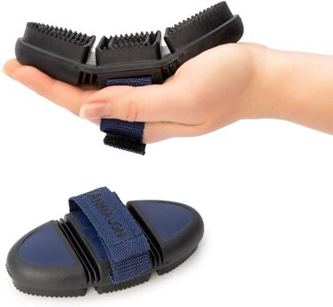 Штрикер Animalon Kurzhaar для собак: допомога при линянні, штрикер для короткошерстих собак, інноваційна щітка для дбайливого догляду за шерстю (маленький, блакитний)