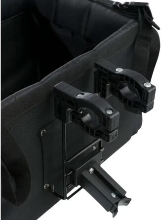 Кошик на велосипед TRIXIE Front-Box, 41x26x26 см, чорний/сірий