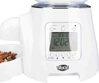Автоматична годівниця для тварин TRIXIE TX7, 5 л, біла, з таймером