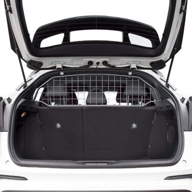 Автомобільна перегородка Travall для собак, сталевий захист багажника для Toyota C-HR (2016-2023), міцна бар'єрна сітка для перевезення домашніх тварин і вантажу