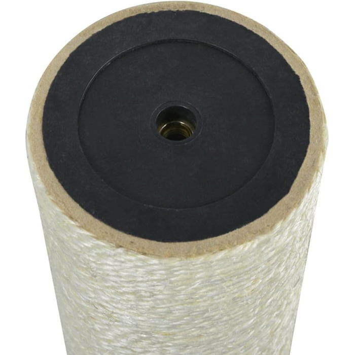 Котячий кігтетоп 8x60 см, бежевий, сизаль, кігтетопка колона для котів