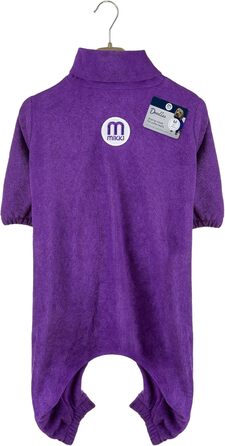 Рушник для собак Mikki Doodles, розмір L, фіолетовий, для кучерявої шерсті, швидковисихаючий, з мікрофібри