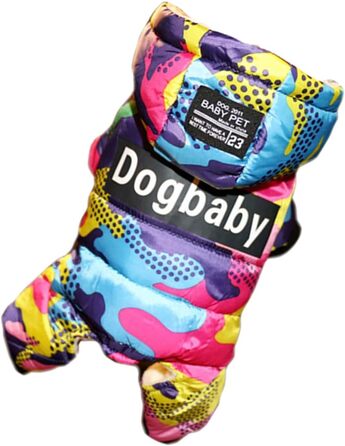 Зимова куртка для собак BESPORTBLE, водонепроникна, камуфляж, XL, для активного відпочинку