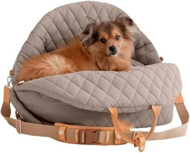 Міцна переноска для собак ZYHARUKO з кишенею для зберігання, 3-сторонні кільця, неслизьке дно для автомобіля, подорожей, дому, зручна для подорожей