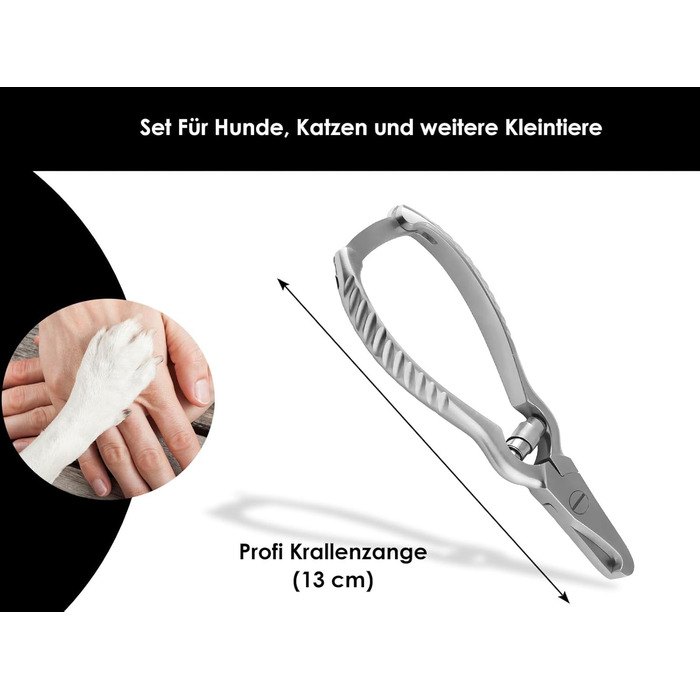 Професійна кусачка для обрізання кігтів собак та котів - інструмент для грумінгу з нержавіючої сталі