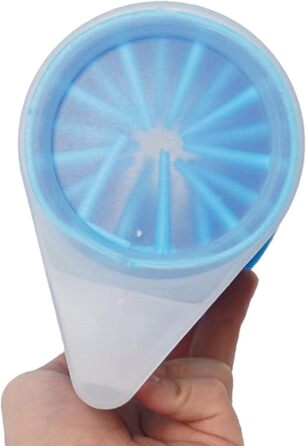 Підкладка для лап собак | Підкладка для лап тварин з силіконовою щіткою | Змінний очищувач для лап собак та котів, щітка для чищення лап тварин - середній (Fuß Cup - великий)