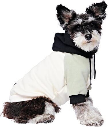 Собачий худі Spark Paws Olive Cream S – преміум якість, м'який фліс, комфорт, для всіх порід