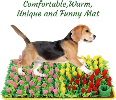 Мат для носової роботи для собак MHTTEC, килимок для пошуку, годівниця для повільного годування, 75 x 50 см, 1 шт.