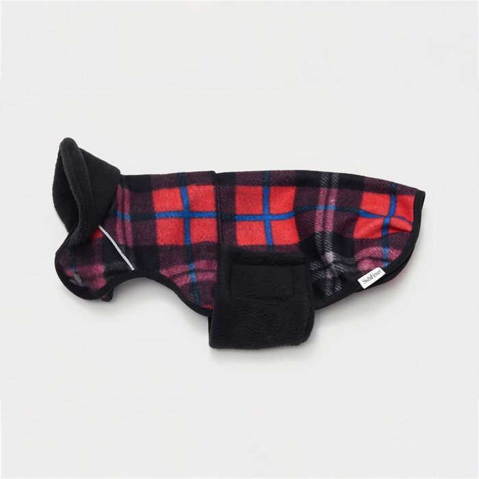 Теплий флісовий пуловер з коміром-гетром для котів та цуценят Sphynx, ідеальний для осені та зими, зручний у носінні, з клямками, регульований, розмір L (2.5-3.6 кг)