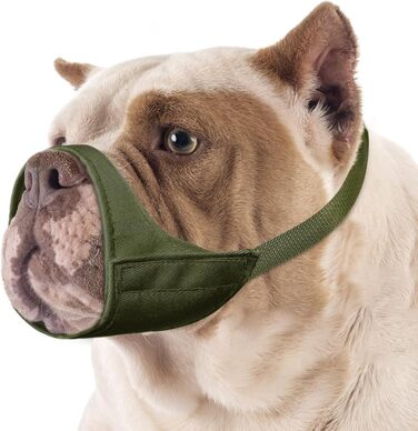 М'який нашийник-мавка для собак з короткою мордою Mayerzon: Чихуахуа, Ши-тцу, Американський Буль, Боксер, цуценята. Ідеально для грумінгу та візитів до ветеринара. Розміри XXS (обвід морди 3.5-4.25) та M (обвід морди 7-8.25).