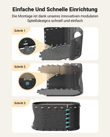 Кігтеточка-будиночок для котів DownyPaws з фетру, 2-ярусна, 50 x 33 x 50 см, сірий (1 шт.)