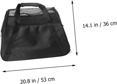 Транспортна сумка для тварин BESTonZON: дихаюча, для собак та котів, для подорожей та вигулів