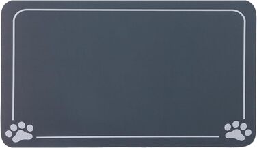 Килимок під годівницю для собак та котів, неслизький, швидковисихаючий, легко миється (зелений, 40x60 см)