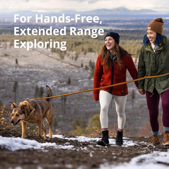 Повідок-амортизатор Ruffwear Roamer для бігу, велоспорту та прогулянок, універсальний, зелений, 1,7-2,1 м
