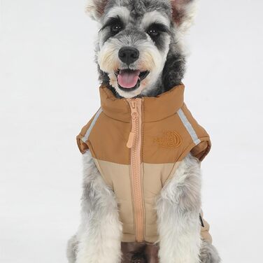 Теплий зимовий пуховик для собак з бавовни - комфортний та стильний, сірий, розмір M