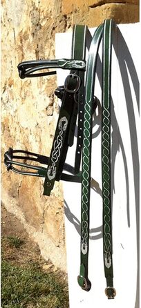 Зауваж для коня, регульований, фіолетовий, 10 см - аксесуари для верхової їзди, аксесуари для сідла