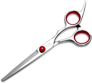 Набір професійних ножиць для грумінгу WYGC PETS: прямі та зігнуті ножиці для собак та котів, 6 дюймів, нержавіюча сталь