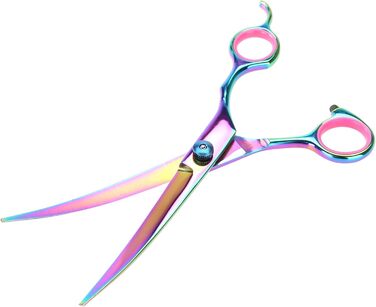 Набір професійних ножиць для грумінгу домашніх тварин: ножиці для стрижки шерсті собак, ножиці для розрідження, вигнуті ножиці, універсальні ножиці