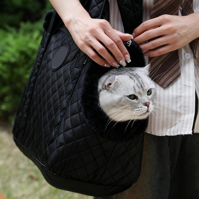 Сумка-переноска для тварин, водонепроникна, регульована, для собак і котів, для прогулянок взимку, в авто, на вулиці, в громадському транспорті