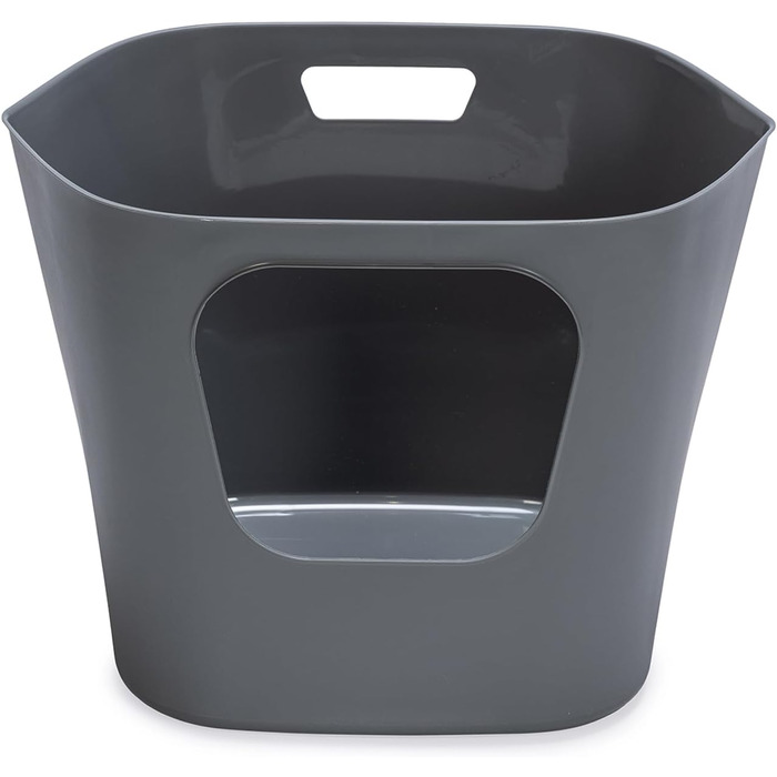 Karlie Katzentoilette Lotus Eco L - сірий лоток для котів з еко-матеріалу (54,4 x 43,9 x 40,5 см)