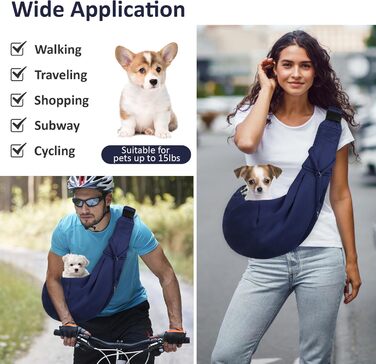 Сумка-переноска для собак до 7.5 кг, блакитна. Ідеальна для прогулянок та активностей на свіжому повітрі. Підходить для собак та котів, цуценят.