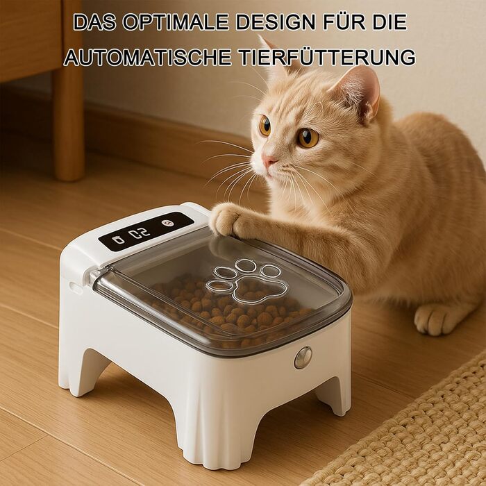 Автоматичний годівник для котів та собак Frienhund з таймером, велика ємність