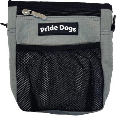 Pride Dogs Преміум сумка для ласощів для собак - Міцна та практична, з великим об'ємом - Ідеальна для дресирування та прогулянок - з дозатором для відходів та подовжувачем ремінця