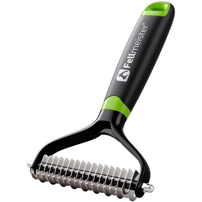 Щітка для собак та котів з короткою та середньою шерстю | Щітка від ковтунів та вичісування | Інструмент для грумінгу шерсті (7-9,5 см)