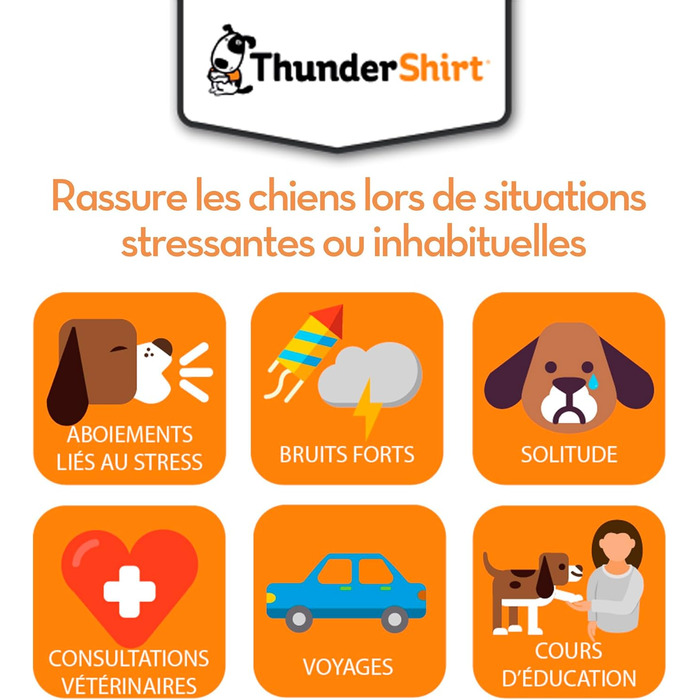 Накидка для собак Thundershirt, сіра (XL, сірий колір)