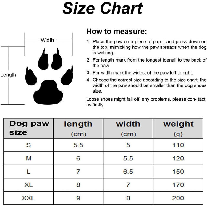 Чоботи для собак Dricar: 4 шт., дихаючі, антиковзні, для маленьких, середніх та великих собак, синій, розмір M