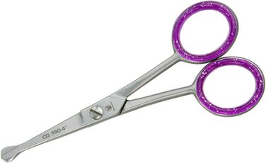 Професійна ножиця для грумінгу собак Weltmeister Solingen, 4 дюйми (10,6 см), з мікрозубцями, з заокругленими кінцями, Made in Germany