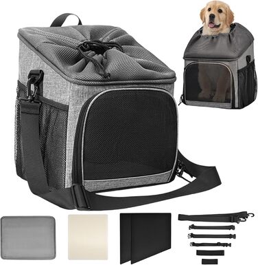 Кошик для тварин на велосипед: легкий, дихаючий, для перевезення собак, їжі, в подорожі, кемпінг