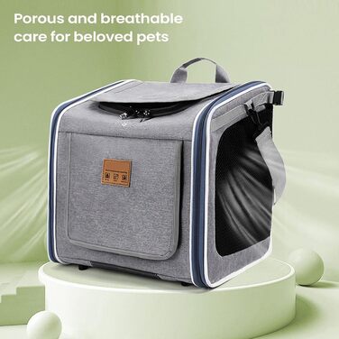 Транспортна сумка для тварин Huxibai для велосипеда: портативна, дихаюча, безпечна, для прогулянок, подорожей та активного відпочинку