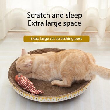 Круглі картонні іграшки-кігтеточки для котів, ліжечко-чаша, картонні когтеточки для кошенят, середніх котів